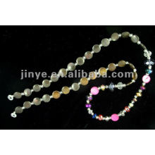 Mode-Design Shell Bead Crystal Glasses Lanyard